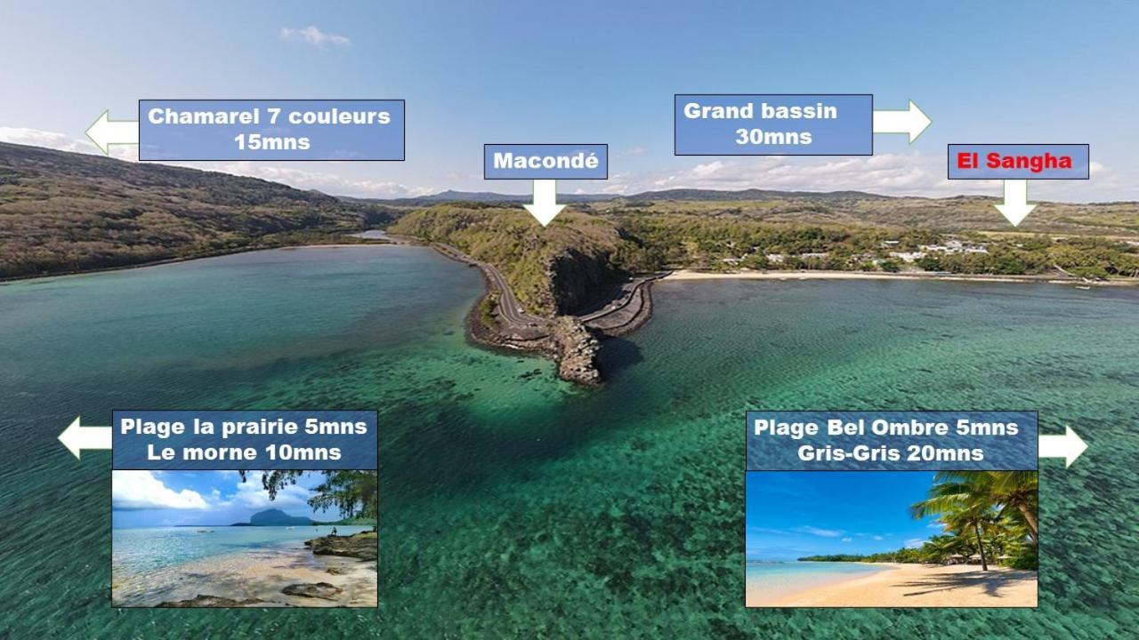 El-sangha 2mina Pieds De La De Baie Du Cap Lodge Ruisseau Creole